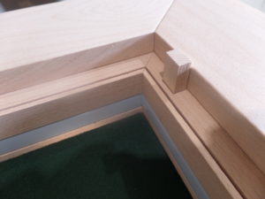 bordspeltafel detail duwstift