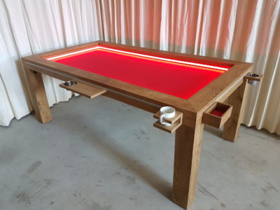 Spelletjestafel met led-verlichting