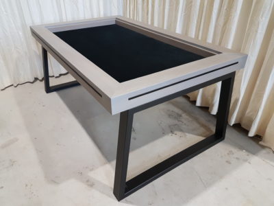 Silver-Grey board game table.